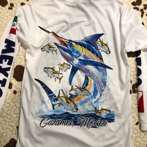 Men’s Small dri-fit long sleeve Cozumel Mexico shirt